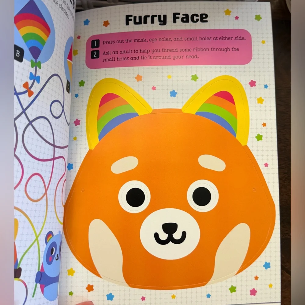 Rainbow‎ Kingdom Activity Book with Stickers and cut outs - 5 pack